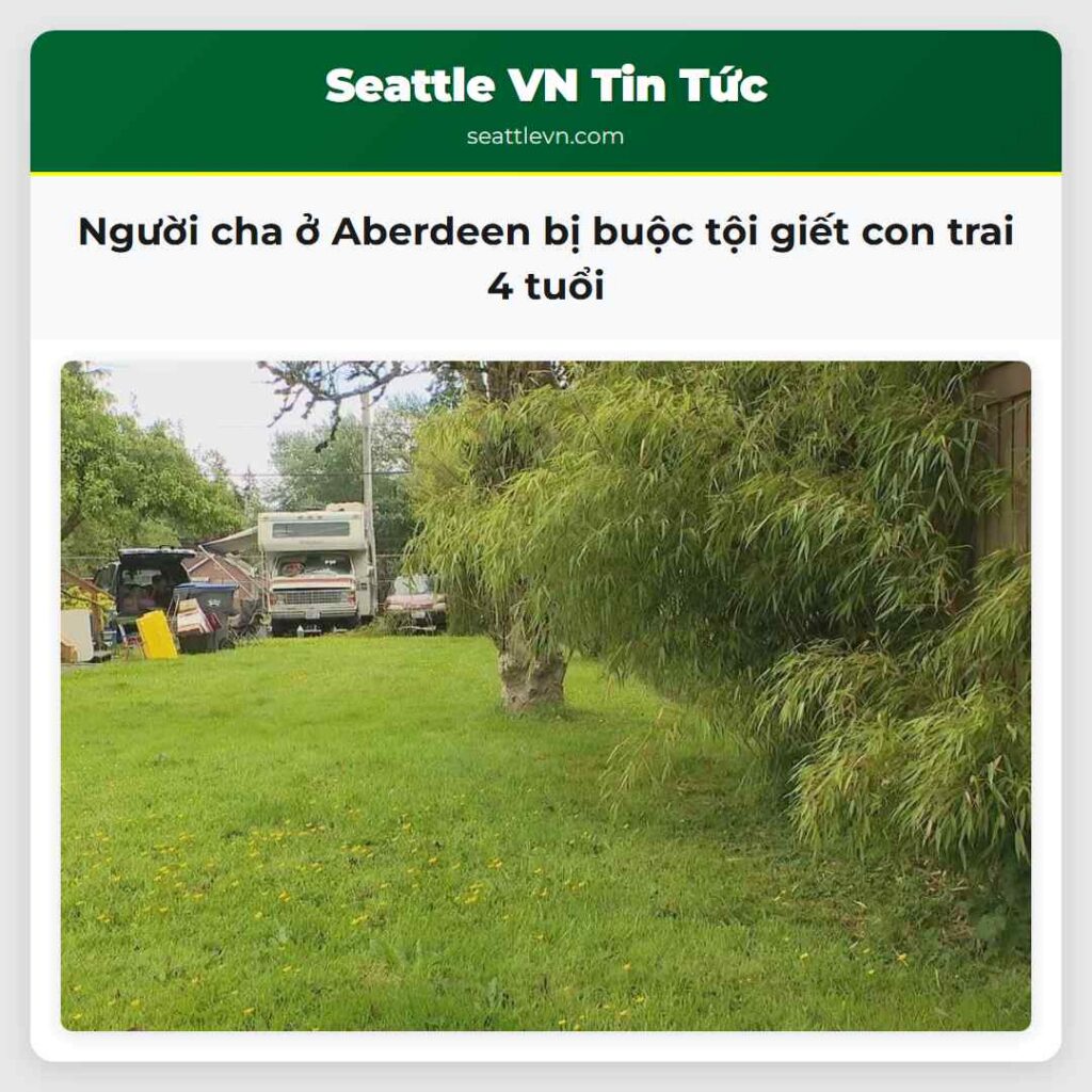 Người cha ở Aberdeen bị buộc tội giết con trai 4