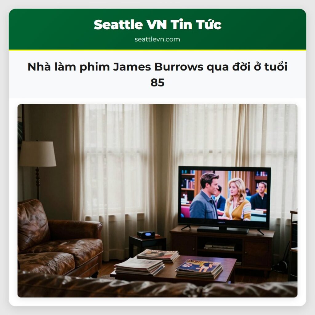 Nhà làm phim James Burrows qua đời ở tuổi 85