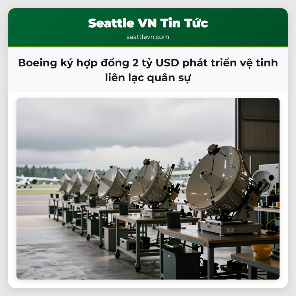 Boeing ký hợp đồng 2 tỷ USD phát triển vệ tinh