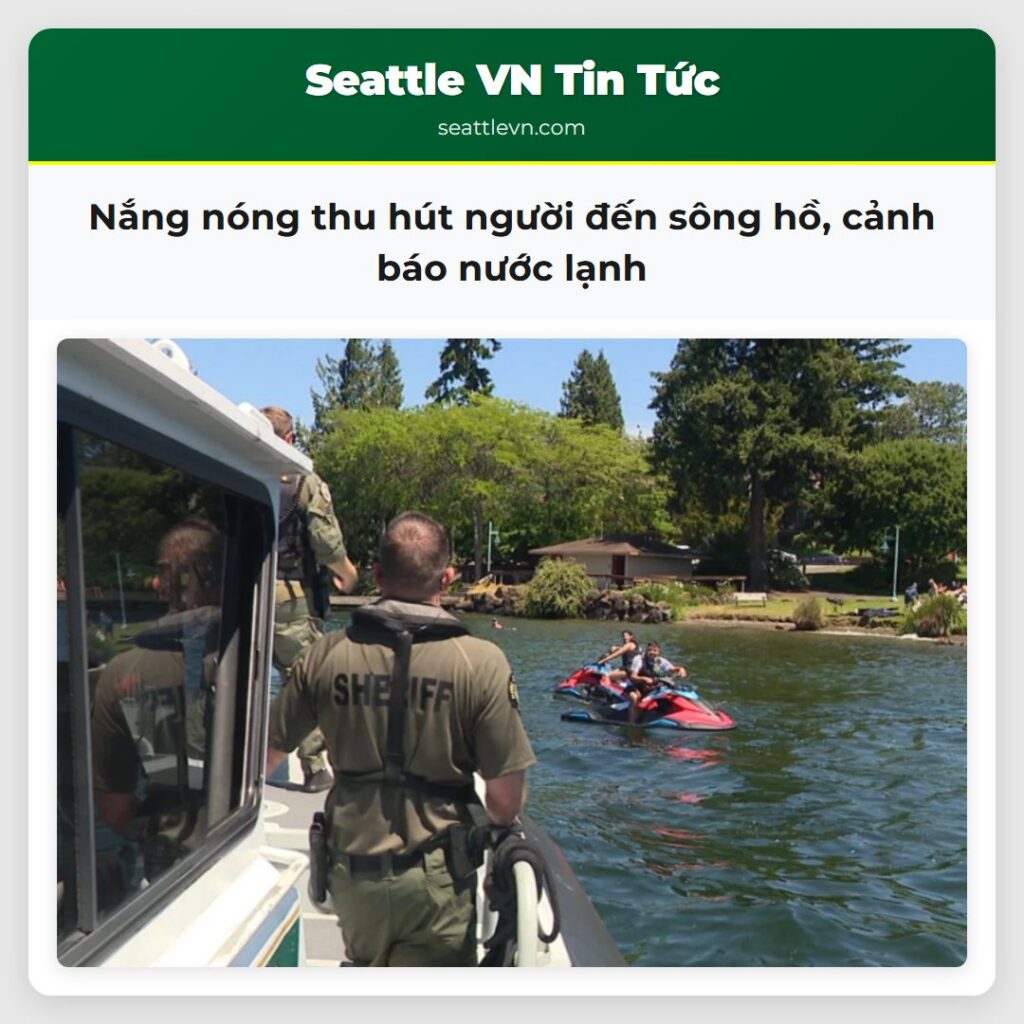 Nắng nóng thu hút người đến sông hồ, cảnh báo