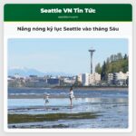 Nắng nóng kỷ lục Seattle vào tháng Sáu