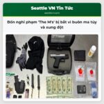 Bốn nghi phạm The Ms bị bắt vì buôn ma túy và xung đột