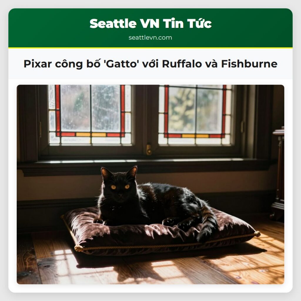 Pixar công bố 'Gatto' với Ruffalo và Fishburne