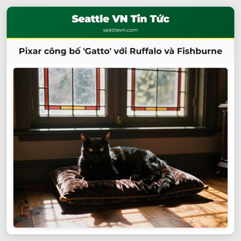 Pixar công bố Gatto với Ruffalo và Fishburne