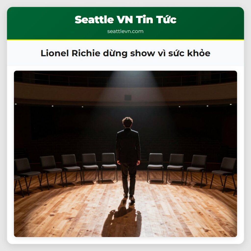Lionel Richie dừng show vì sức khỏe