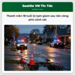 Thanh niên 18 tuổi bị tạm giam sau tấn công phó cảnh sát