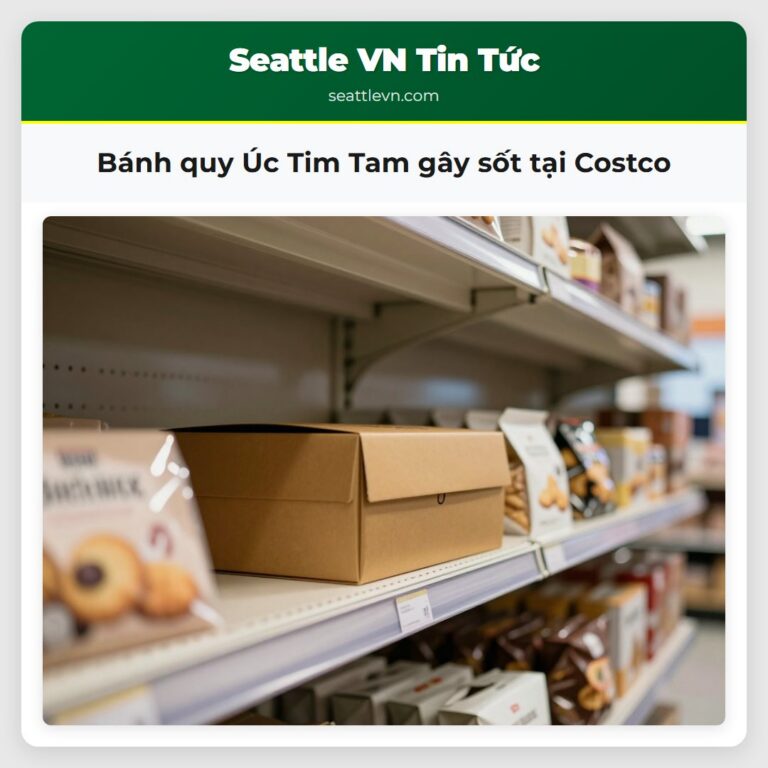 Bánh quy Úc Tim Tam gây sốt tại Costco