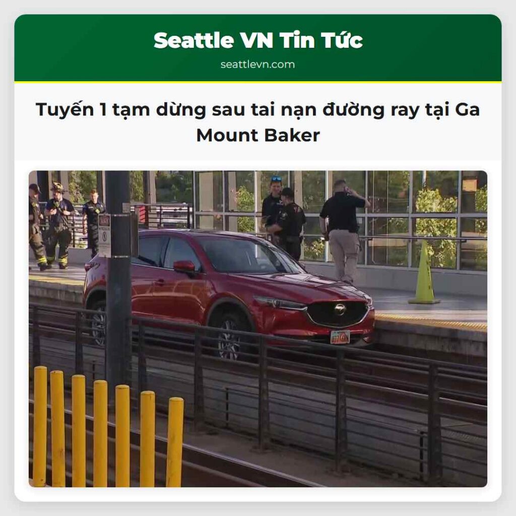 Tuyến 1 tạm dừng sau tai nạn đường ray tại Ga