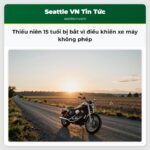 Thiếu niên 15 tuổi bị bắt vì điều khiển xe máy không phép