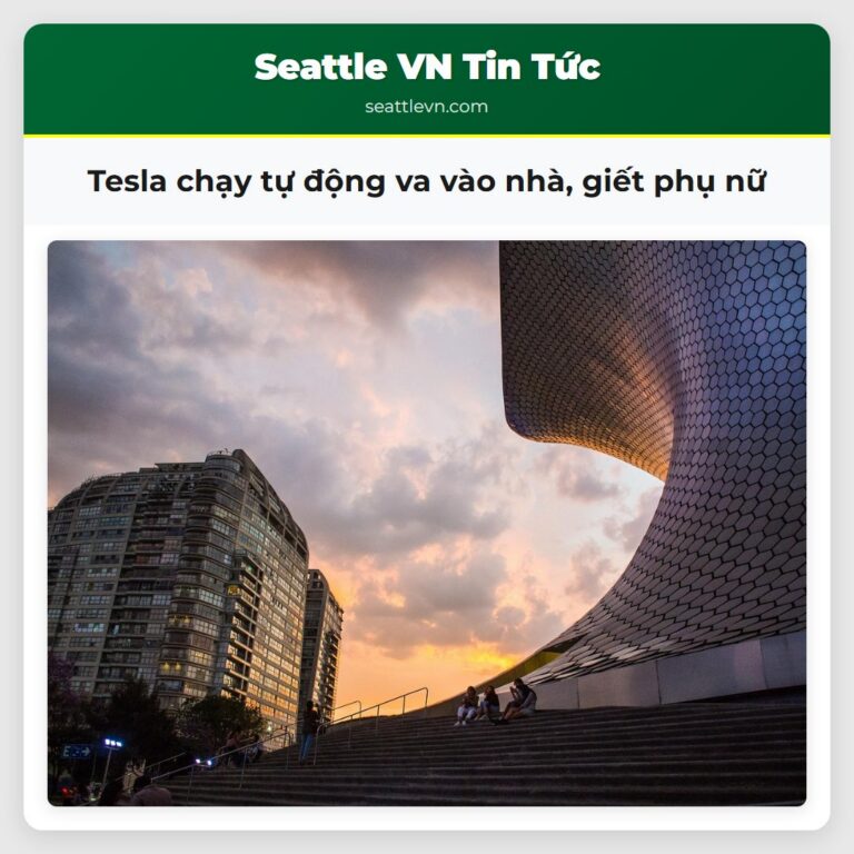 Tesla chạy tự động va vào nhà giết phụ nữ