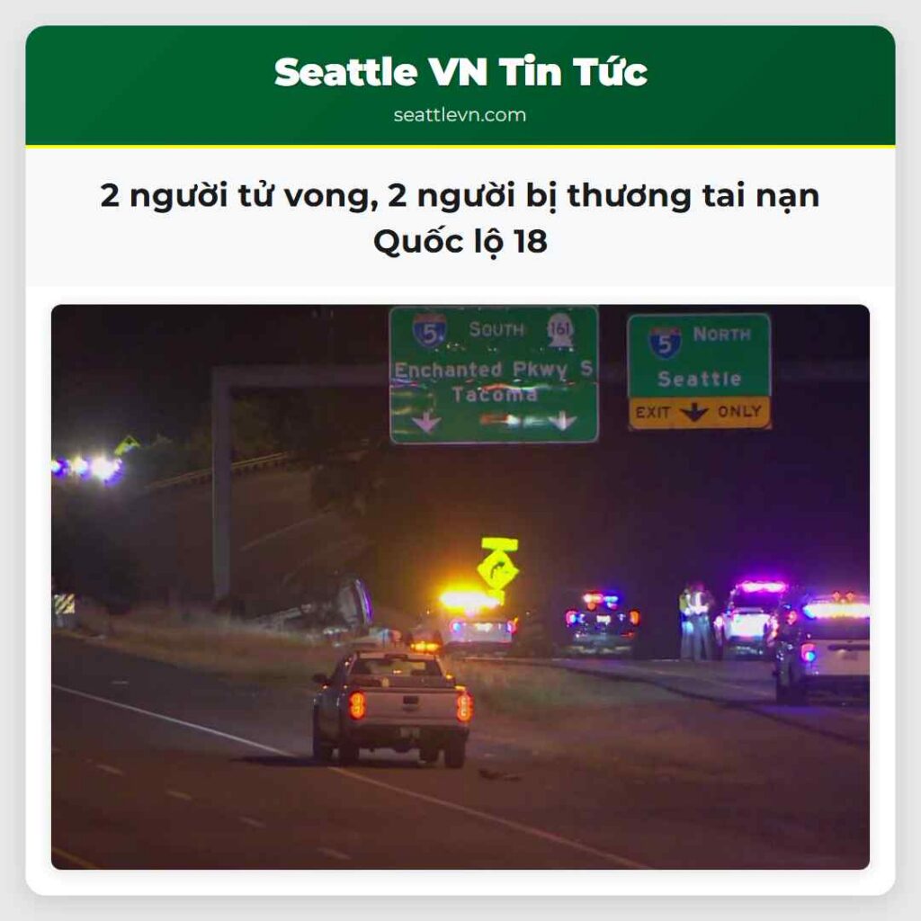 2 người tử vong, 2 người bị thương tai nạn Quốc