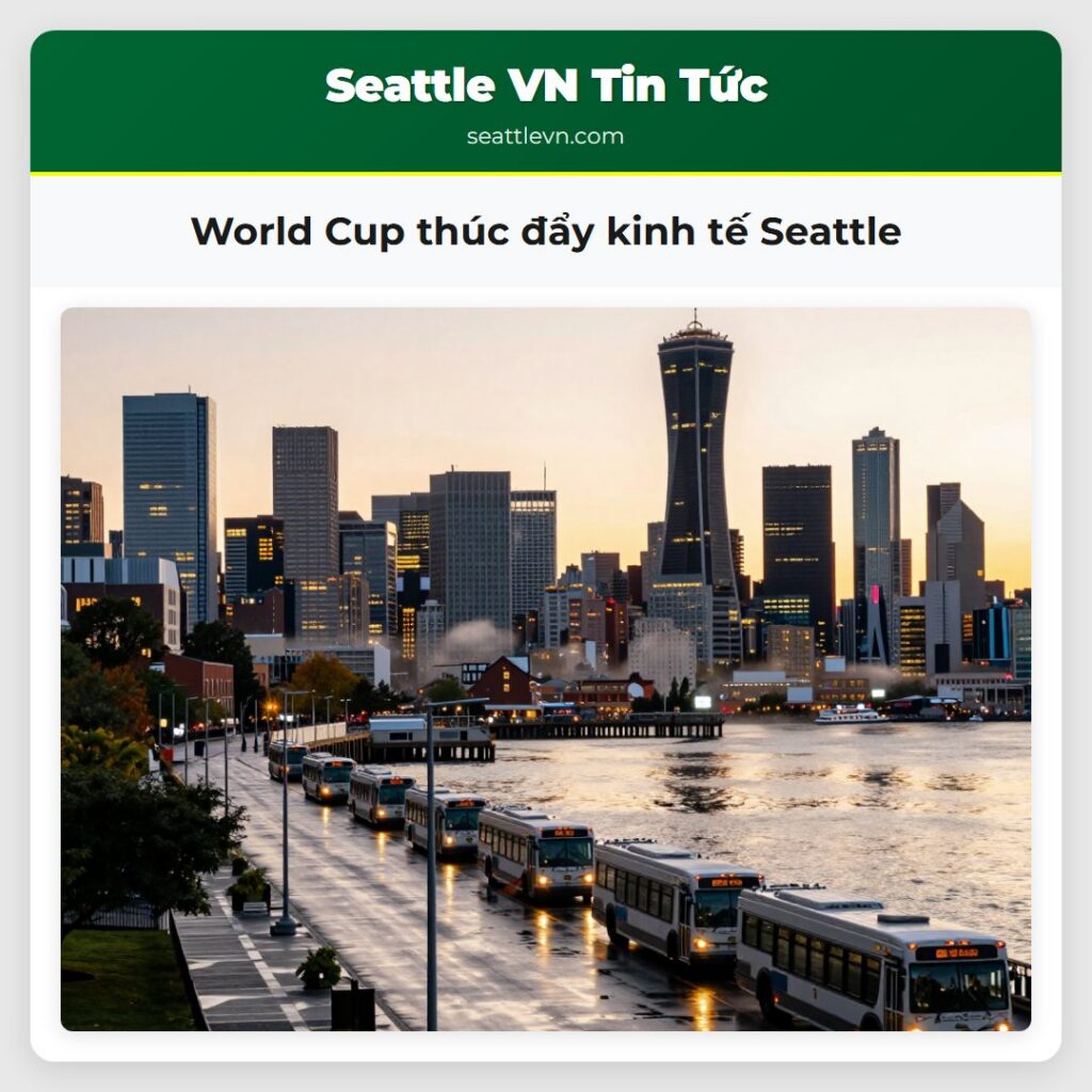 World Cup thúc đẩy kinh tế Seattle