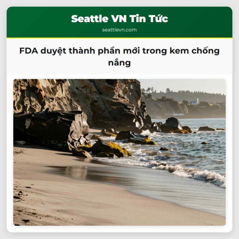 FDA duyệt thành phần mới trong kem chống nắng