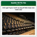 Chỗ ngồi Taylor Swift tại playoff NBA được bán 7.000 USD