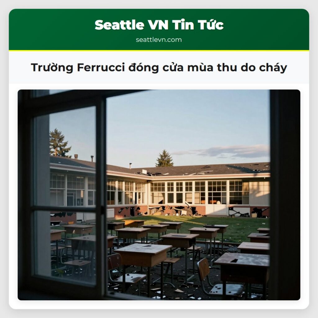 Trường Ferrucci đóng cửa mùa thu do cháy