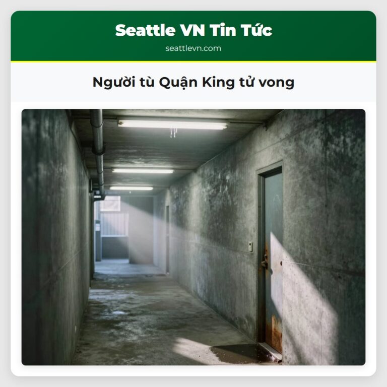 Người tù Quận King tử vong