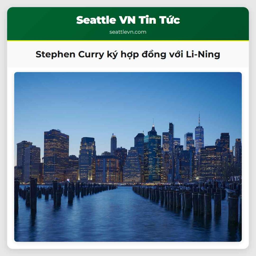 Stephen Curry ký hợp đồng với Li-Ning