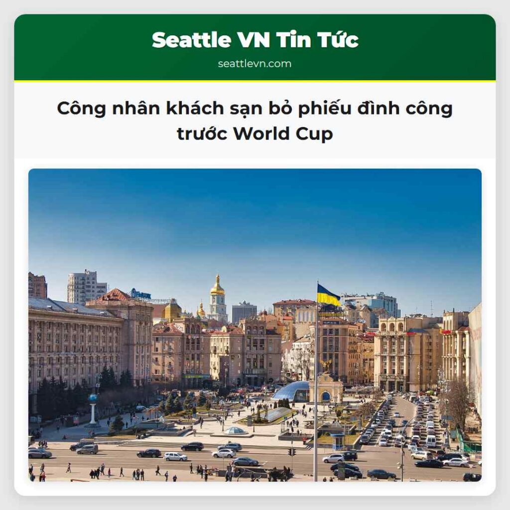 Công nhân khách sạn bỏ phiếu đình công trước