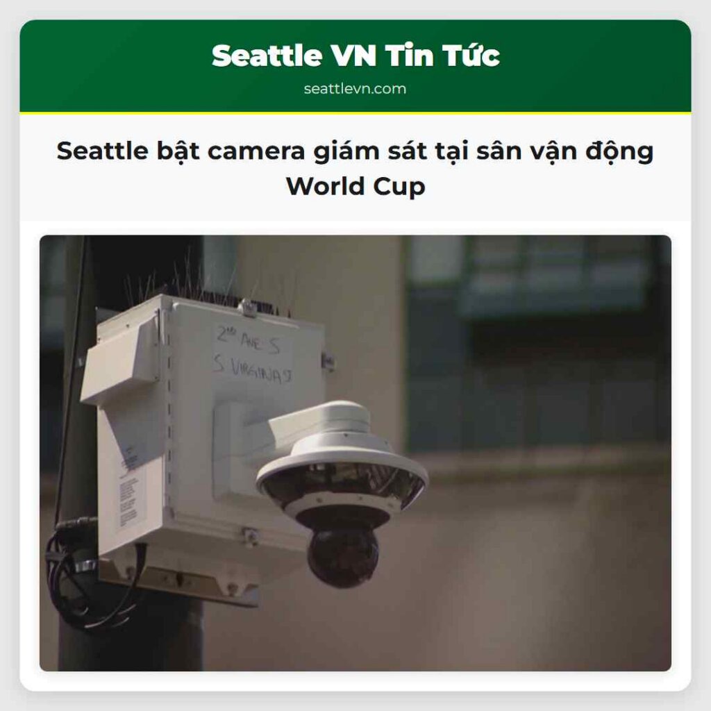 Seattle bật camera giám sát tại sân vận động
