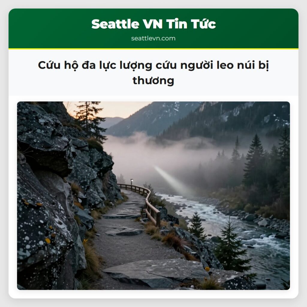 Cứu hộ đa lực lượng cứu người leo núi bị thương