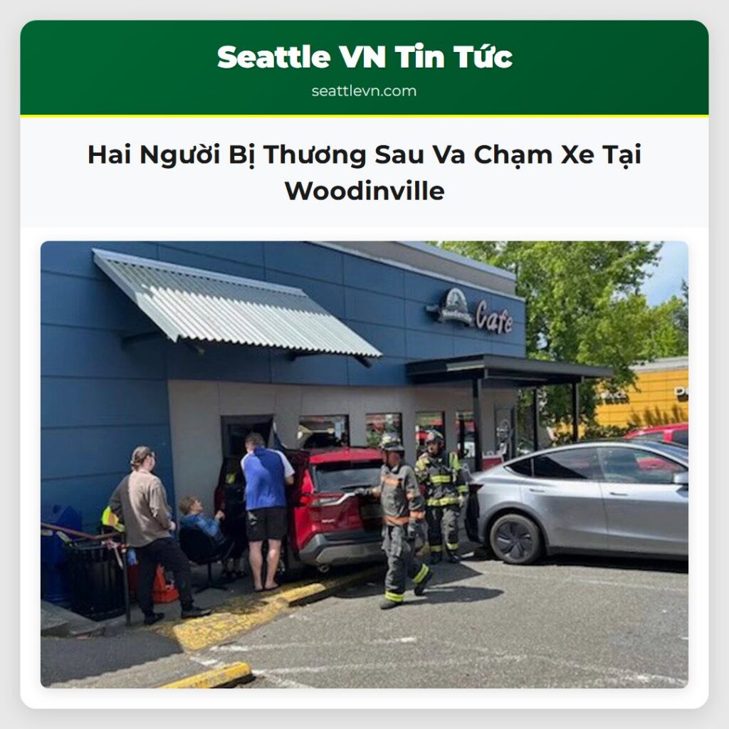 Hai Người Bị Thương Sau Va Chạm Xe Tại Woodinville