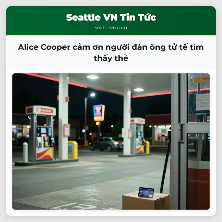 Alice Cooper cảm ơn người đàn ông tử tế tìm thấy thẻ