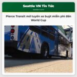 Pierce Transit mở tuyến xe buýt miễn phí đến World Cup