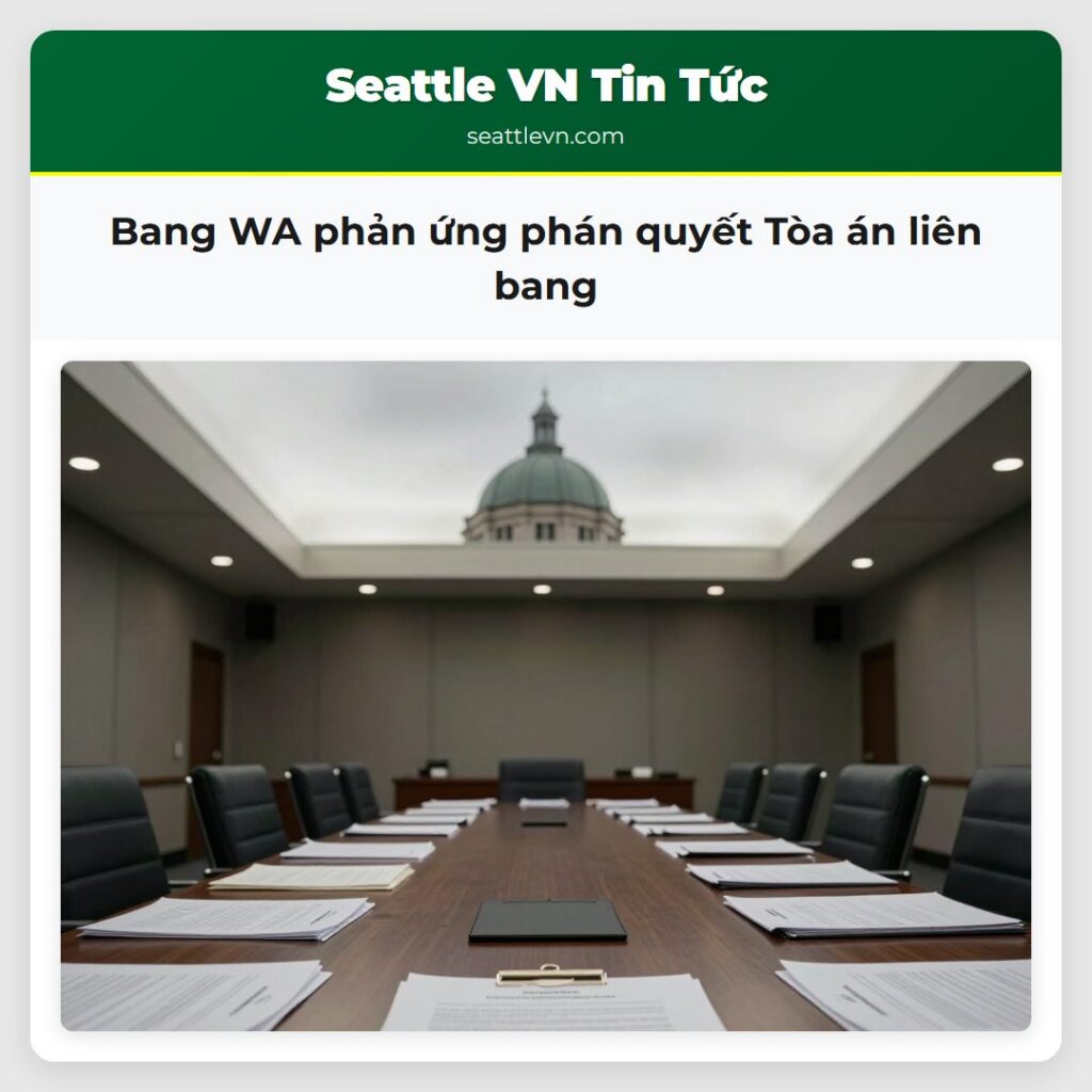 Bang WA phản ứng phán quyết Tòa án liên bang