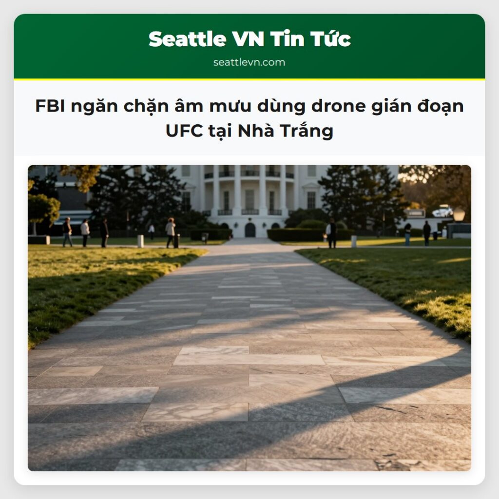 FBI ngăn chặn âm mưu dùng drone gián đoạn UFC tại