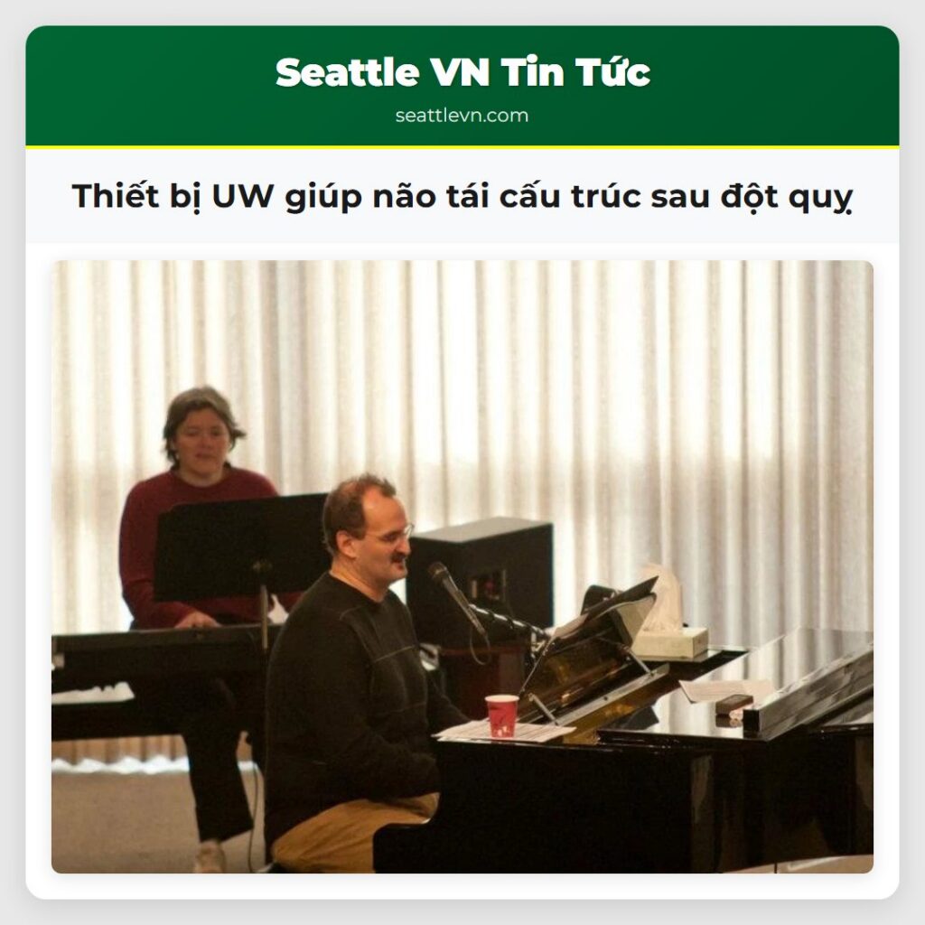 Thiết bị UW giúp não tái cấu trúc sau đột quỵ