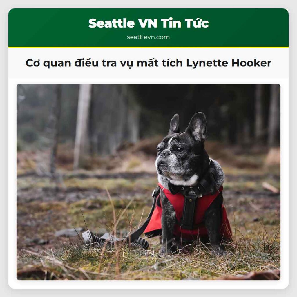 Cơ quan điều tra vụ mất tích Lynette Hooker