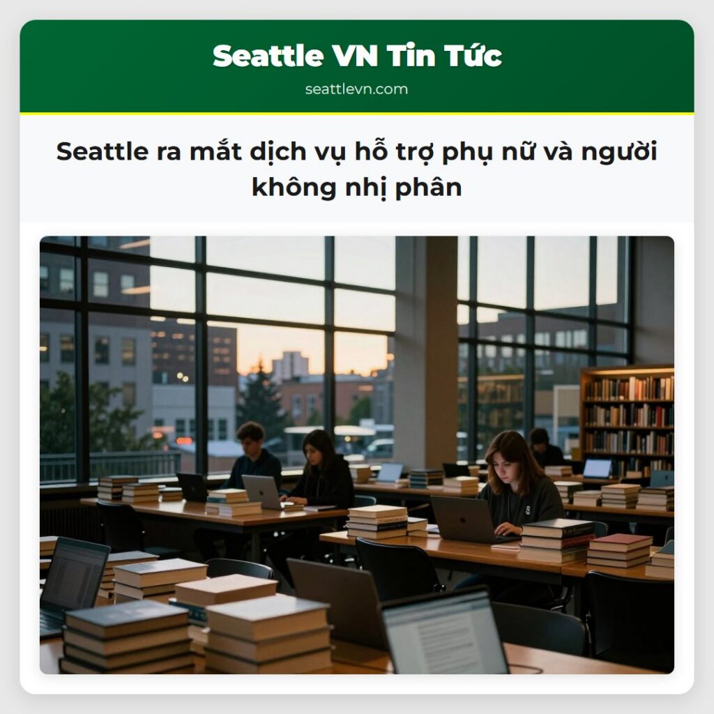Seattle ra mắt dịch vụ hỗ trợ phụ nữ và người