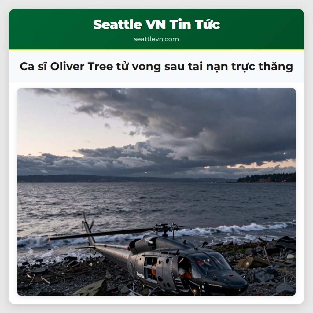 Ca sĩ Oliver Tree tử vong sau tai nạn trực thăng