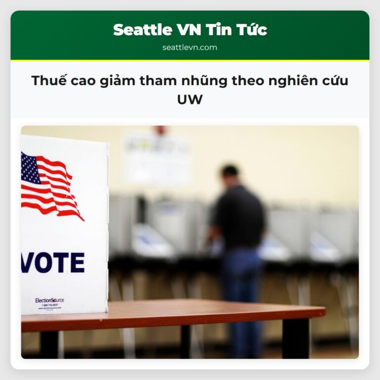 Thuế cao giảm tham nhũng theo nghiên cứu UW