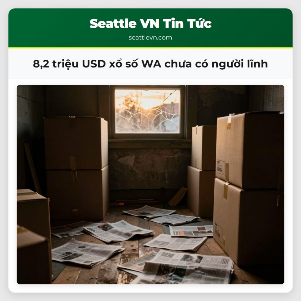 8,2 triệu USD xổ số WA chưa có người lĩnh
