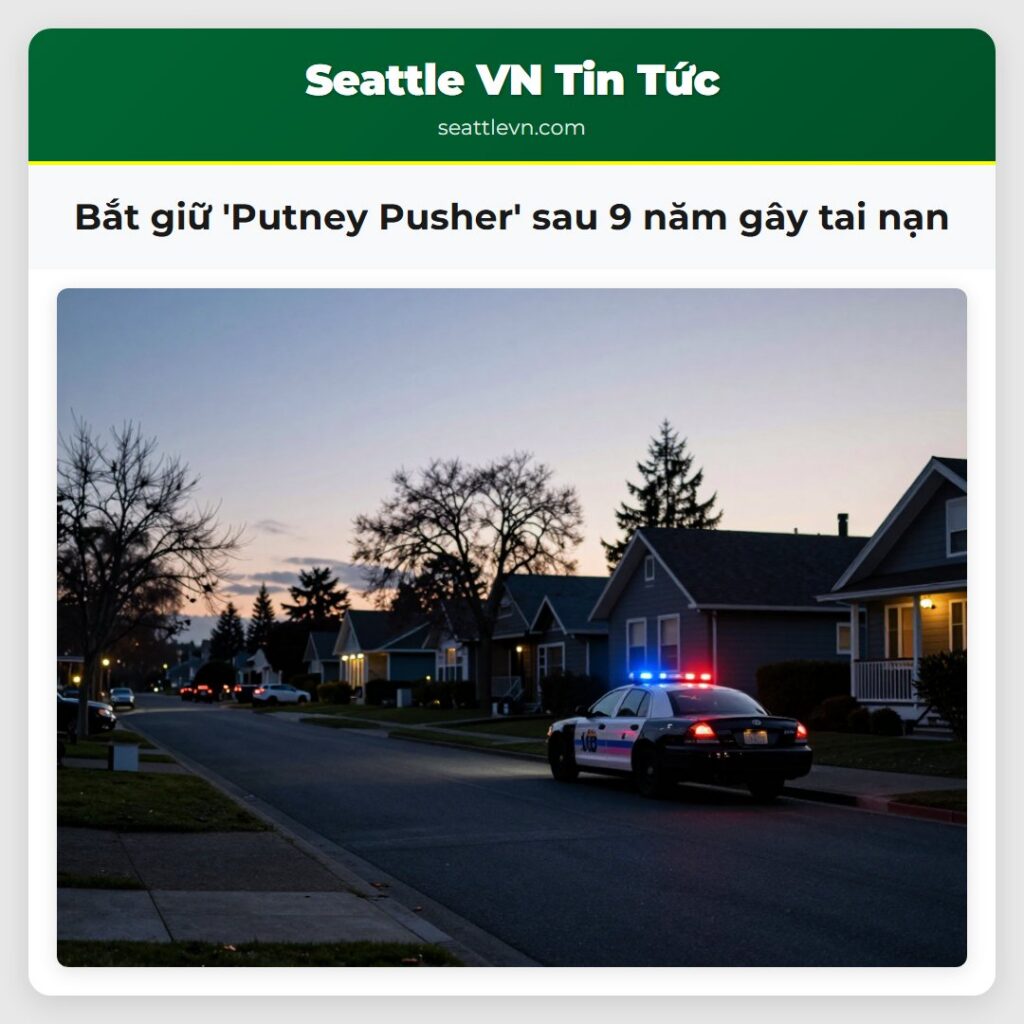 Bắt giữ 'Putney Pusher' sau 9 năm gây tai nạn
