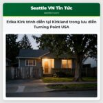 Erika Kirk trình diễn tại Kirkland trong lưu diễn Turning Point USA