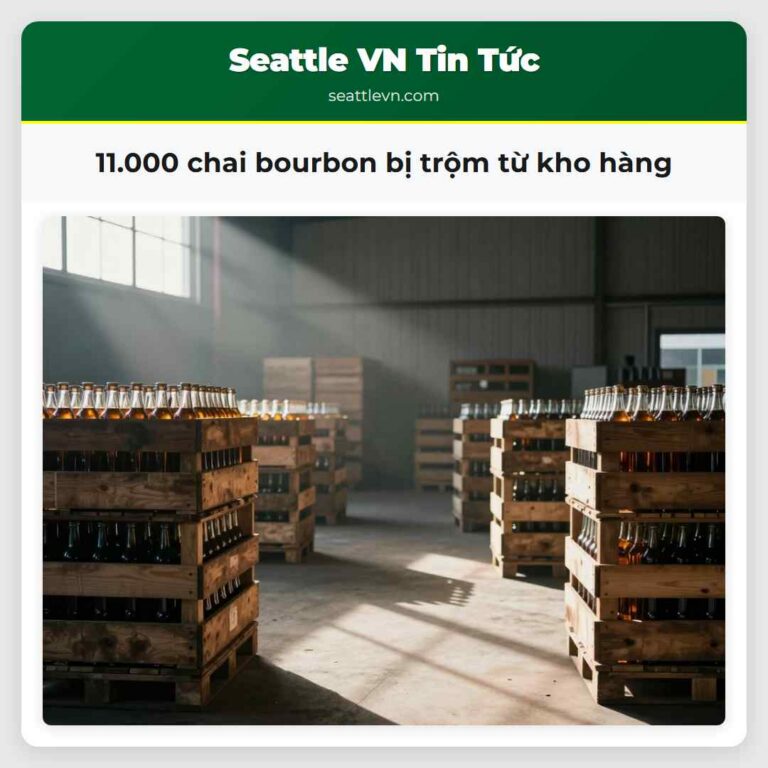 11.000 chai bourbon bị trộm từ kho hàng