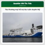 Tàu thương mại hỗ trợ tàu tuần duyên Mỹ