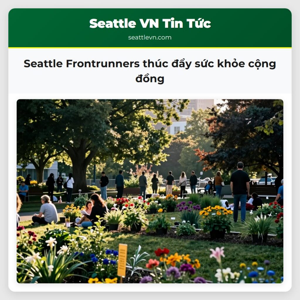 Seattle Frontrunners thúc đẩy sức khỏe cộng đồng