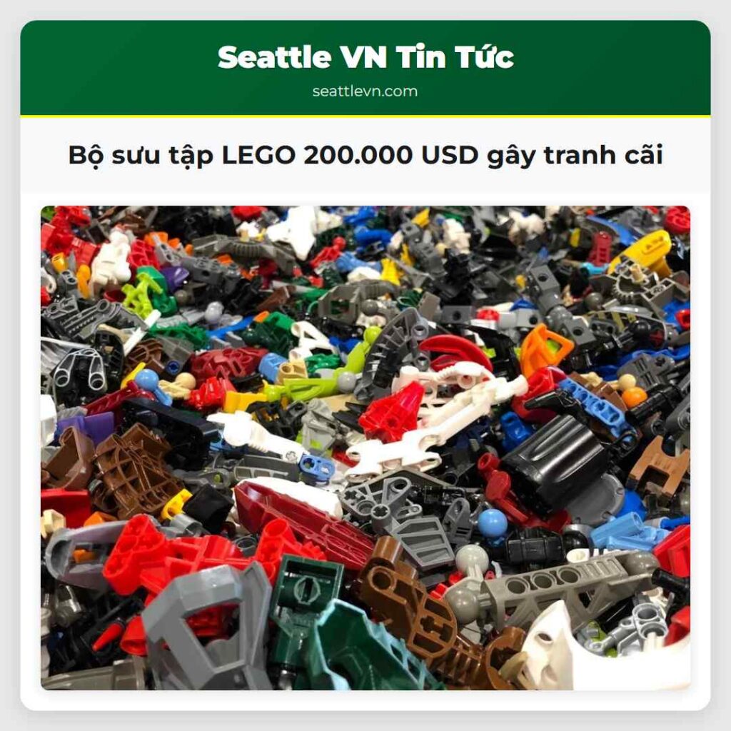 Bộ sưu tập LEGO 200.000 USD gây tranh cãi