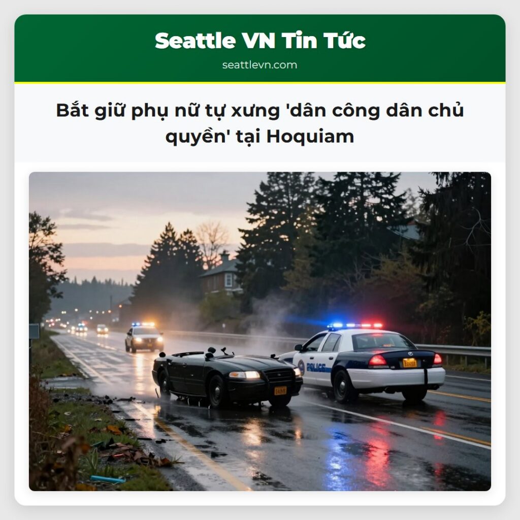 Bắt giữ phụ nữ tự xưng 'dân công dân chủ quyền'