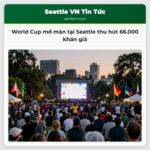 World Cup mở màn tại Seattle thu hút 66.000 khán giả