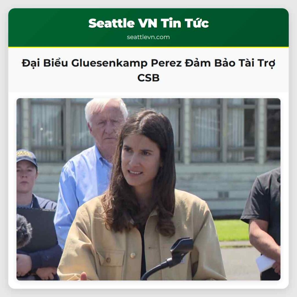 Đại Biểu Gluesenkamp Perez Đảm Bảo Tài Trợ CSB