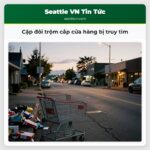 Cặp đôi trộm cắp cửa hàng bị truy tìm