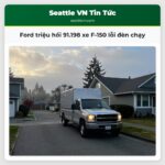 Ford triệu hồi 91.198 xe F-150 lỗi đèn chạy