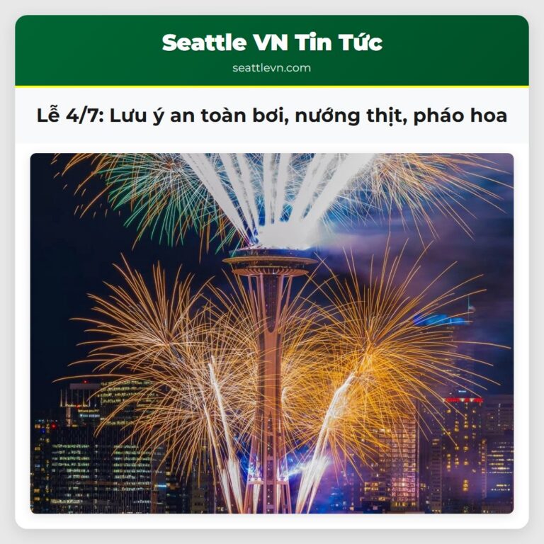 Lễ 4/7 Lưu ý an toàn bơi nướng thịt pháo hoa