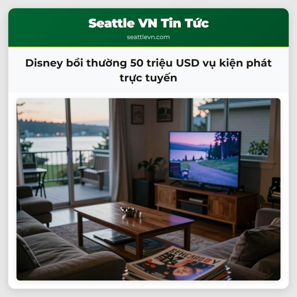 Disney bồi thường 50 triệu USD vụ kiện phát trực