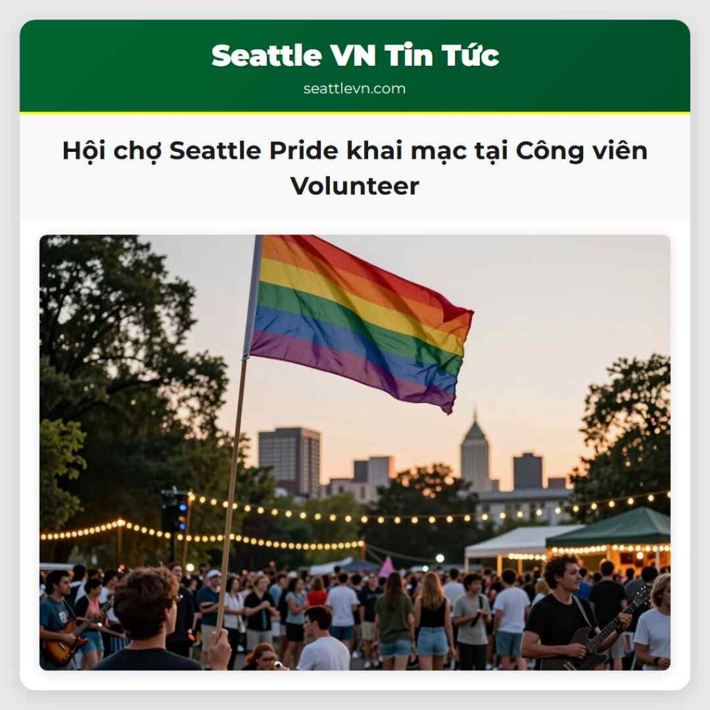 Hội chợ Seattle Pride khai mạc tại Công viên