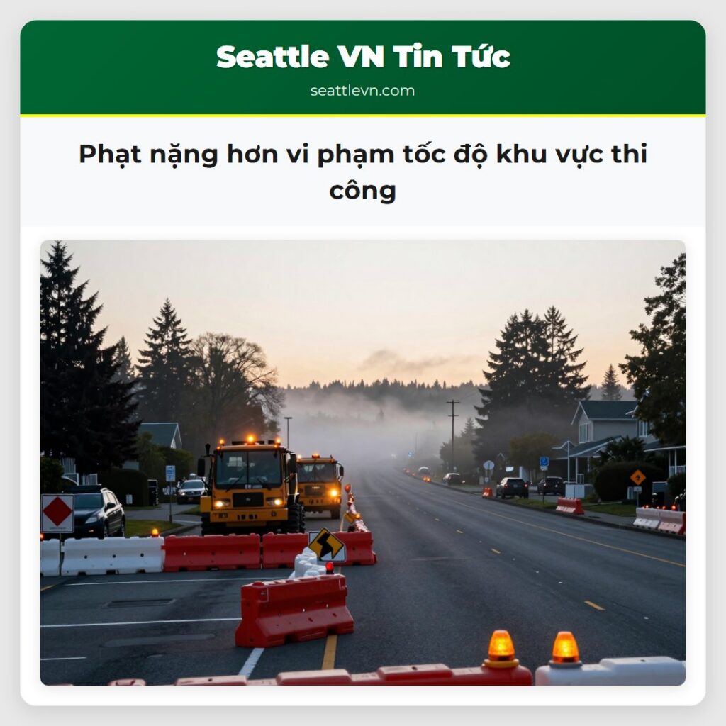 Phạt nặng hơn vi phạm tốc độ khu vực thi công